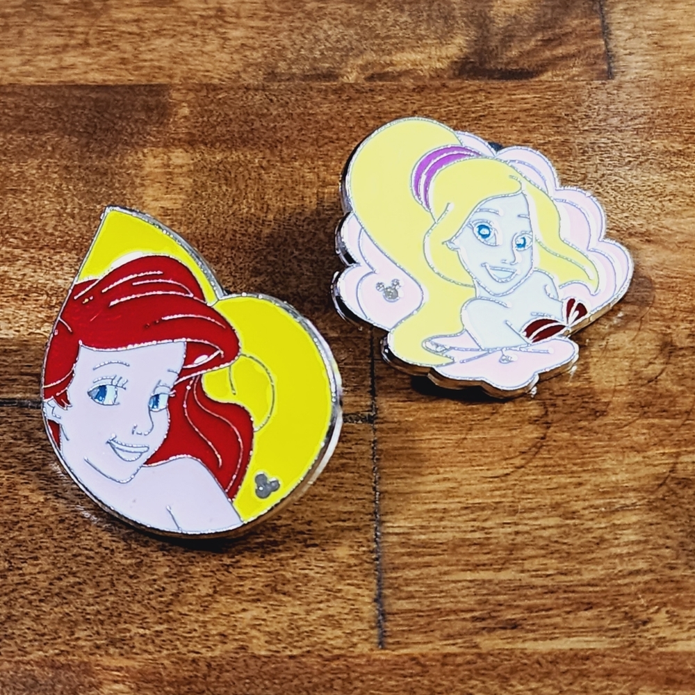 Little Mermaid Disney Pin Set of 2